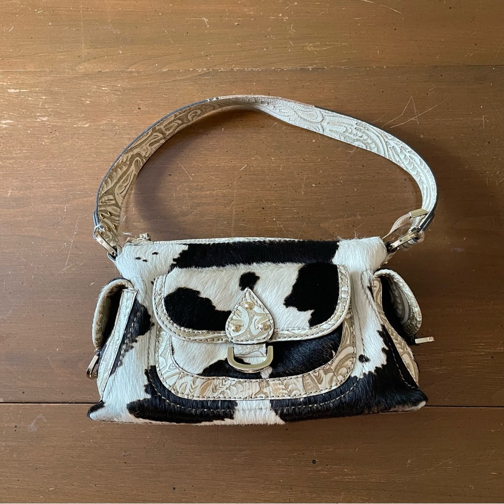 Women’s Western Embossed Leather Cow Hide Shoulder Bag